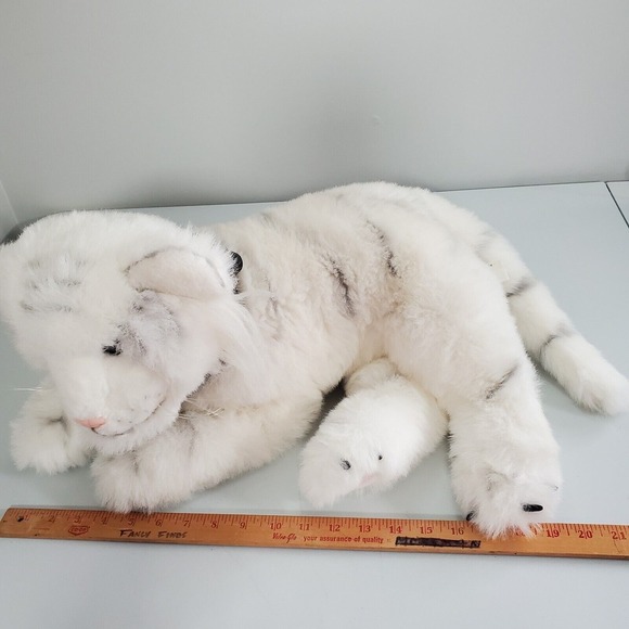 Siegfried & Roy Mirage White Tiger Kashmir Plush 21” Large Stuffed Animal - Picture 12 of 14
